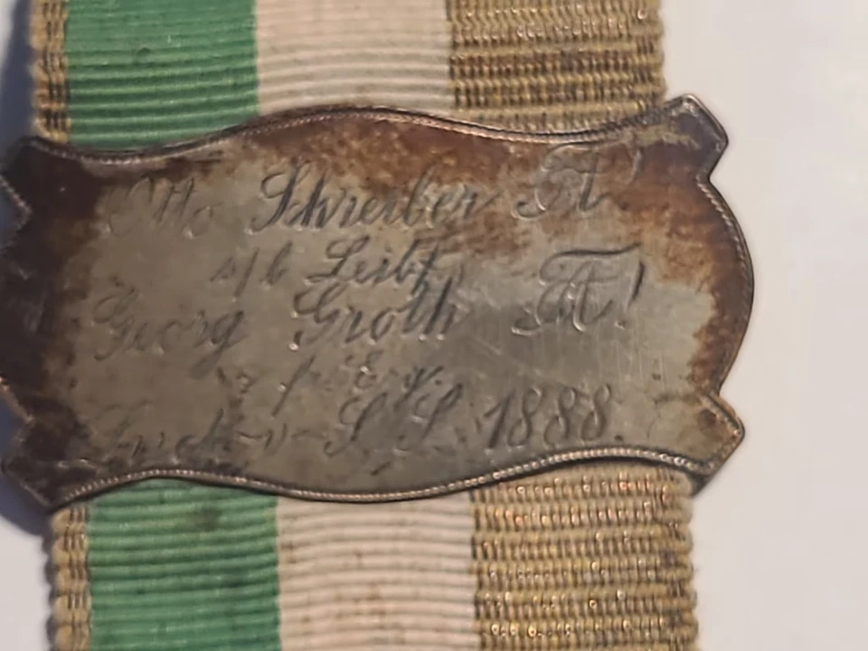 Studentika 1888 Konvolut Burschenschaft Adelphia Gießen Zipfel Studentica Mensur - Bild 3 von 4