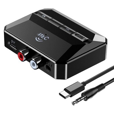 BAISHUN 5.3 Bluetooth Audio Receiver NFC Wireless Adapter RCA 3.5mm AUX Stereo