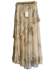 Zimmermann Illuminate Skirt  Size 0 8AU/UK-4US Lemon Hydrangea NWT Spring 2025 