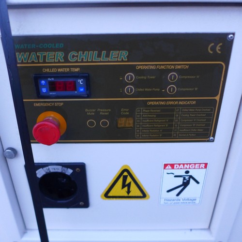 WATER CHILLER KT-130-CE 3PH 230V 60HZ 2.6KW 3.5HP .. CLEAN UNIT FREE SHIPPING - Picture 4 of 12