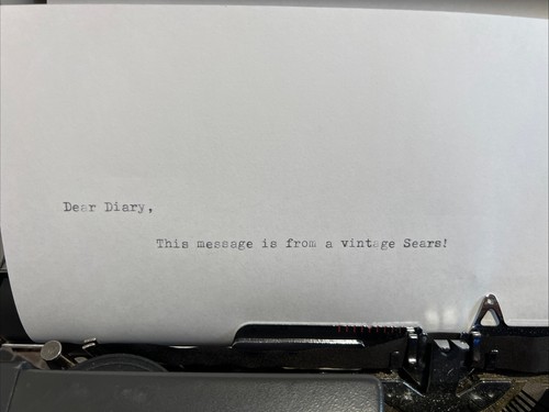 Sears Series 161 Typewriter, Made In Japan, Vintage 1960’s - Picture 3 of 10