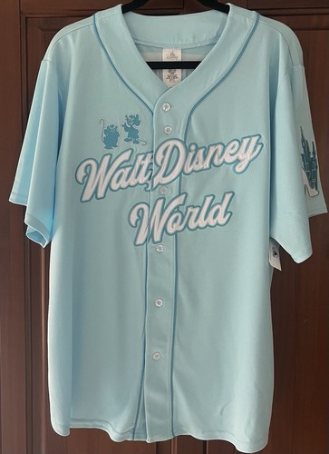Sz L NWT 2025 Cinderella Jaq Gus Gus Baseball Jersey Walt Disney World Adult - Picture 3 of 8