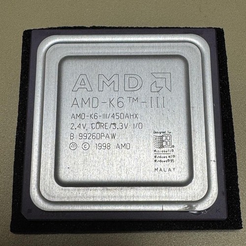 AMD K6-III 450MHz Sockel 7 CPU selten Vintage Prozessor getestet funktioniert - Bild 22 von 24