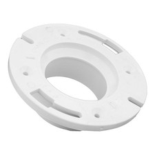 Charlotte Pipe PVC 00800S 0600 Schedule 40 PVC Closet Flange 4 x 3 Hub Dia. in.