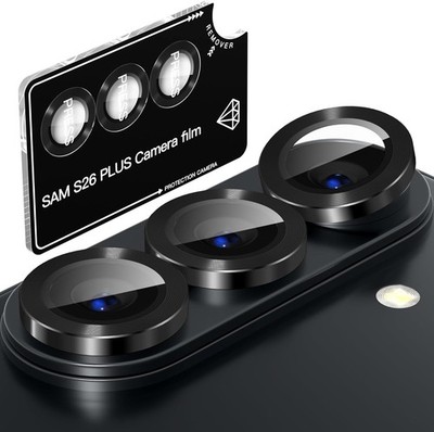 9H Hardness Tempered Glass Film Camera Lens Protector for Samsung Galaxy S26+ -