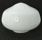 8" Vintage White Milk Glass Light Globe Shade Ceiling Fixture 4” Fitter
