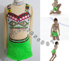 Ice Figure Skating Dress. Competition Gymnastics Ballet Custom Ice Dance Dress