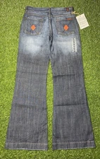 NWT Women’s 7 for all mankind Dojo Jeans U115ARG019U size 28 Flare Leg