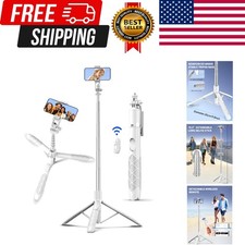 71" Selfie Stick, Smartphone Tripod Stand All-in-1 with Remote, Travel Tripod...