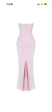 HOUSE OF CB 'Persephone' Rose Shadow Strapless Corset Maxi/Size M-US 6-8/CA5604
