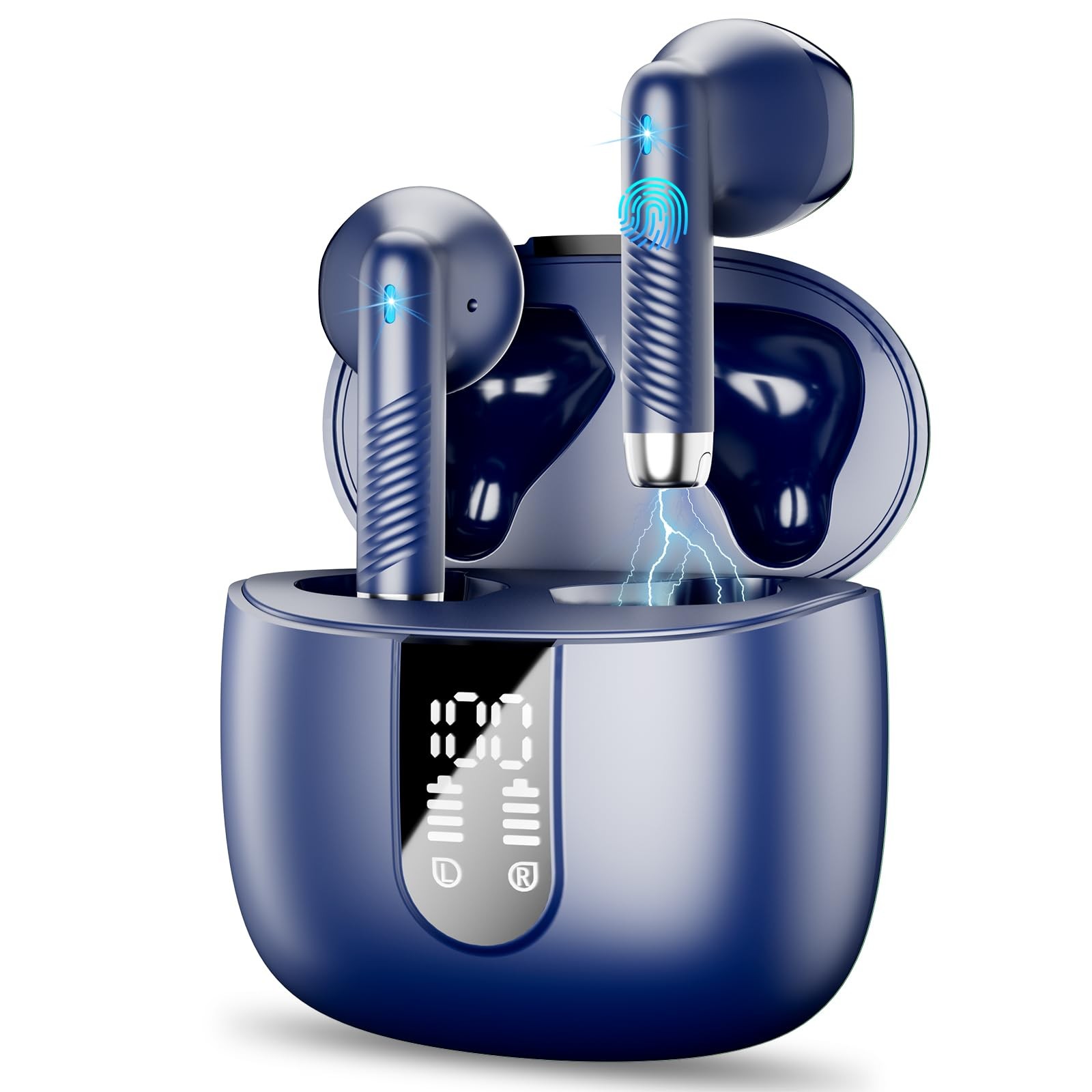 Best Bluetooth 5.3 Earbuds with 40H Playtime, Clear Sound & Sport Touch Controls