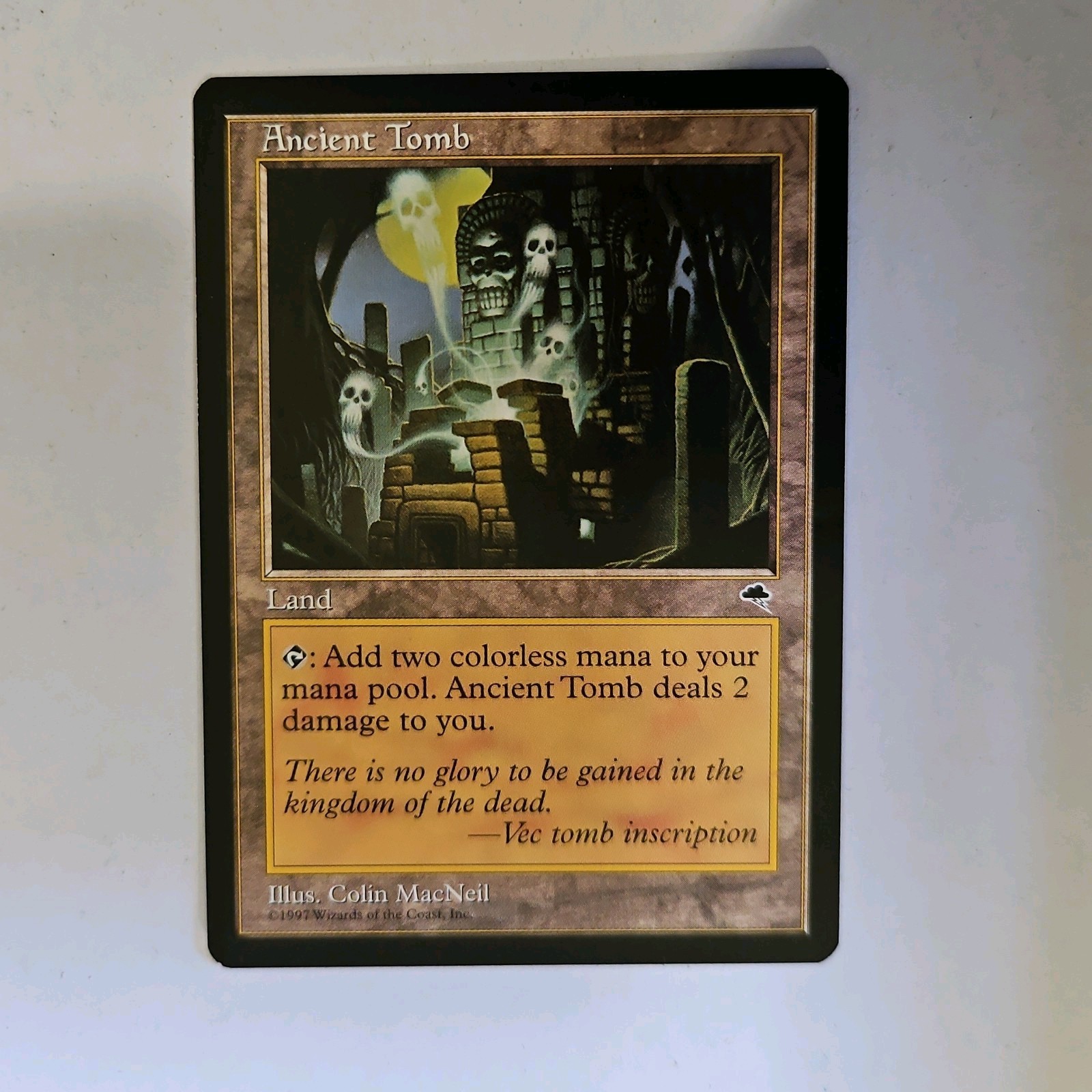 Wizards of the Coast MTG Ancient Tomb Tempest Land Uncommon Regular 315 1997