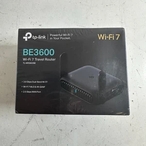 TP-Link BE3600 Wi-Fi 7 Portable Travel Router TL-WR3602BE (Brand New & Sealed)