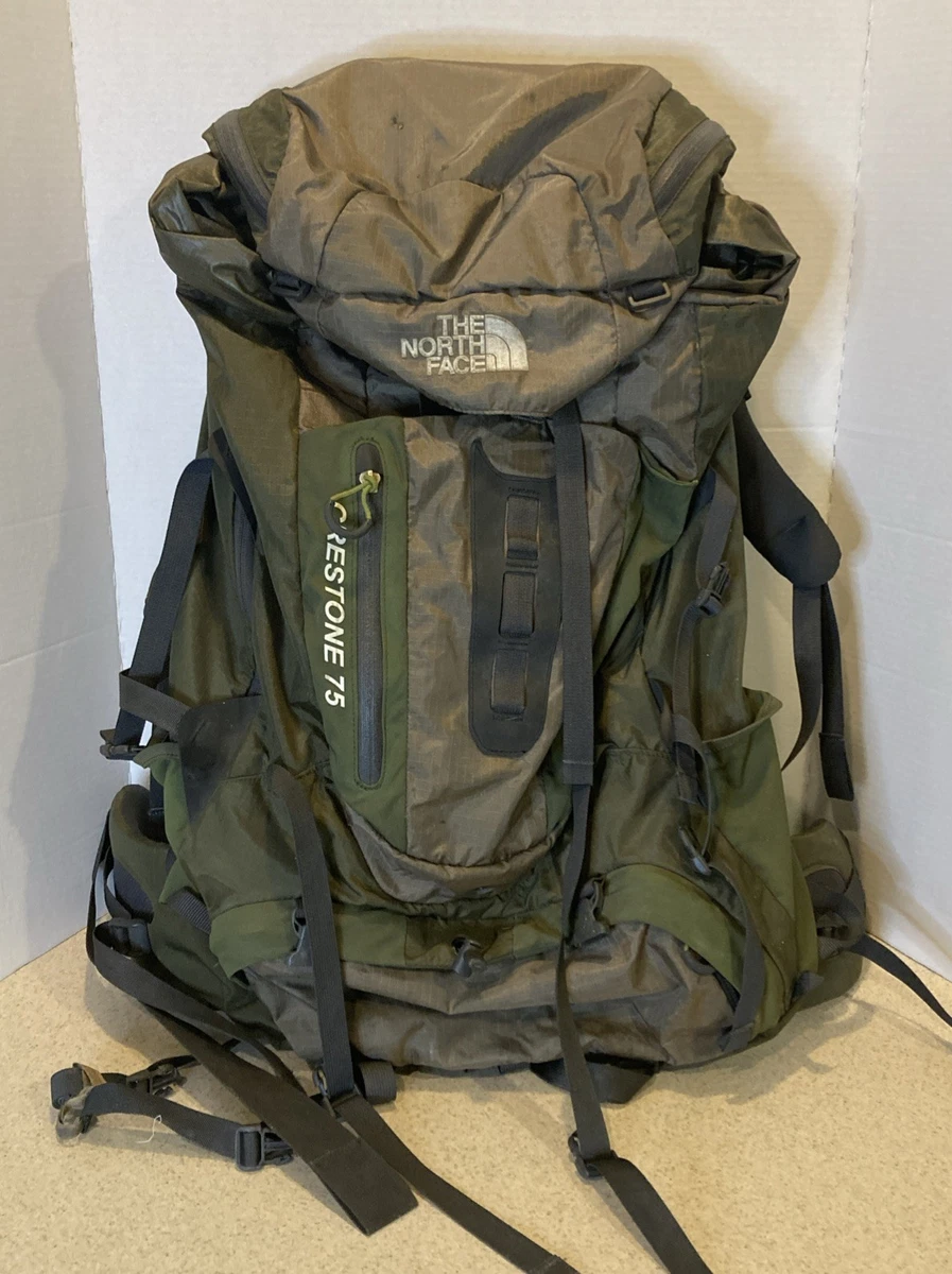 osprey 60 liter backpack Osprey Aether 60L Hiking Backpack color Green Adjustable Straps zip logo  outdoor
