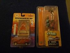 2003-04 Basketball Lebron James Fleer Rookie Card & Car Factory Sealed 2 Figure. rookie card picture