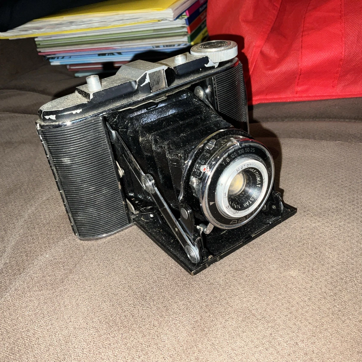 Appareil Photo Moyen Format Agfa Isolette II Avec Objectif Apotar 4,5/85, Vintage