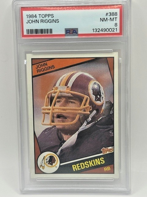 1984 Topps John Riggins #388 PSA 8