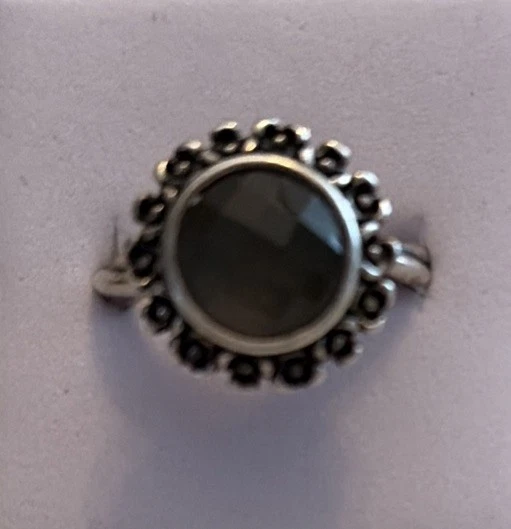 Auténtico Anillo Pandora Esterlina 925 Inspirado en ALE Colección Flores En Piedra Lunar Foto 4 de 4