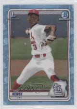 2020 Bowman Draft Chrome Sky Blue Refractor Tink Hence #BD-86 1xd
