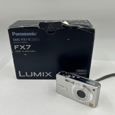 Panasonic LUMIX FX7 DMC-FX7 Compact Digital Camera Silver Used