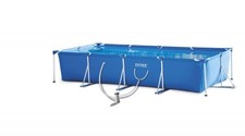 Intex - Large Garden Rectangular Frame Pool 450 X 220 X 84 cm