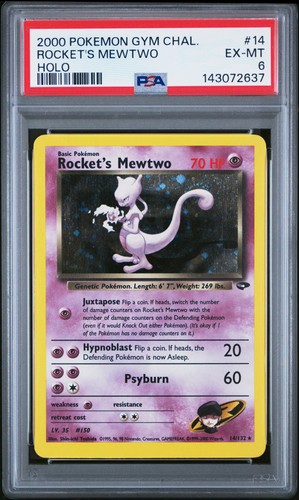 Mewtwo graded PSA 6 for sale on eBay