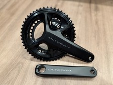 Juego de bielas de doble cara Shimano Ultegra R8100 4iiii PRECISION 3+ PRO 175 mm