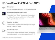 HP OmniBook X Laptop 14" 2K OLED Intel Ultra 7 356H 32GB 1TB SSD — image 2