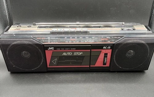 Vintage JVC RC-15  Stereo Radio Cassette Recorder WORKS Parts/Repair