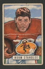 1951 Bowman #141 Norm Standlee */* San Francisco 49ers   ~ FAIR/G