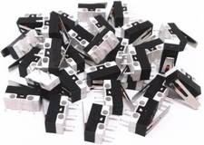30pcs Ac 1a 125v 3pin Spdt Limit Micro Switch Long Hinge Lever For Arduino