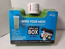 Safer Lock Box Mind Your Meds W/ Combination 4 Digit Locking Cap - NEW