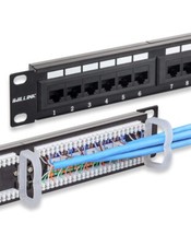 iwillink UL-Listed 24 Port Patch Panel Cat6 Patch Panel RJ45 Keystone Network...