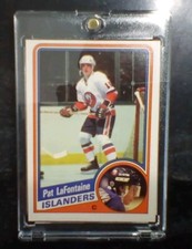 1984 - 1985 O-Pee-Chee #129  Pat LaFontaine (RC) HOFer ...Set break