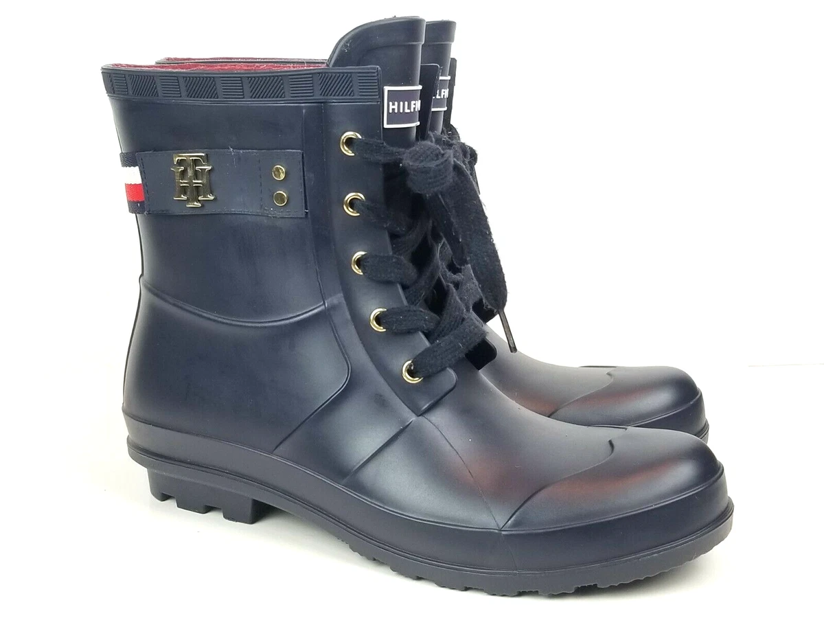 Tommy Hilfiger Women s Toniee Blue Rain Boot Size 11M