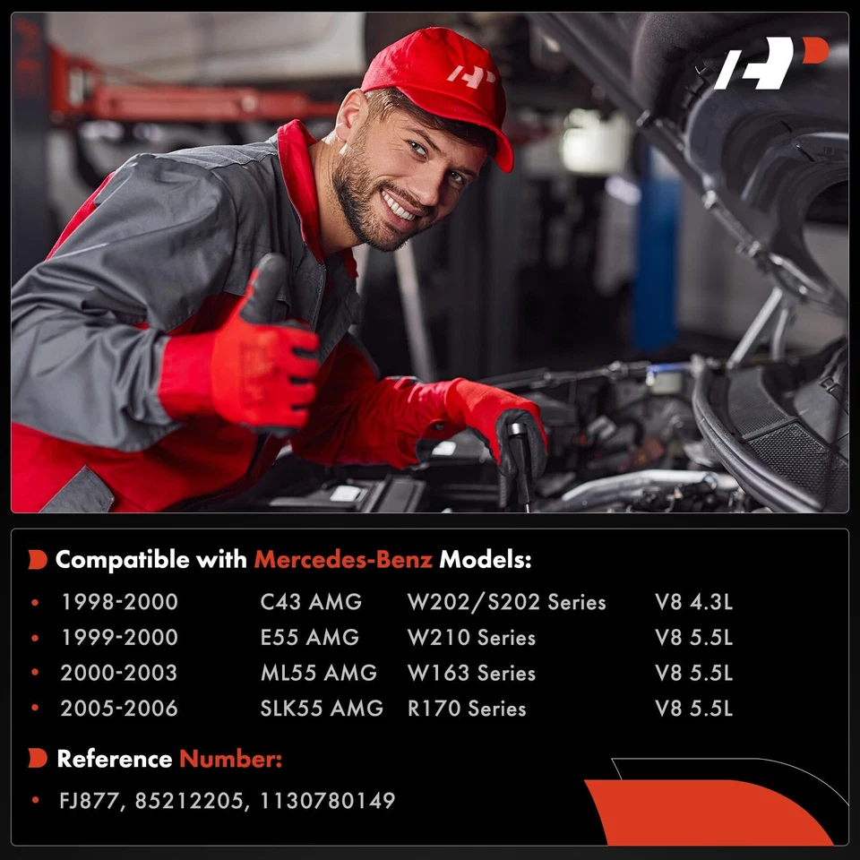 8x Inyector de combustible para Mercedes-Benz ML55 AMG W163 2000-2003 E55 W210 SLK55 5,5 L Foto 2 de 4