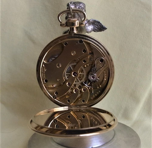 Ulysse Nardin Vintage Pocket Watch Manual Movement 14k Case Vintage Japan - Picture 6 of 7