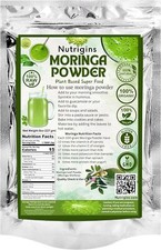 Moringa Powder - Moringa Oleifera - 100 Raw and Pure Moringa Leaf Powder