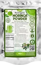 Moringa Powder - Moringa Oleifera - 100% Raw and Pure Moringa Leaf Powder