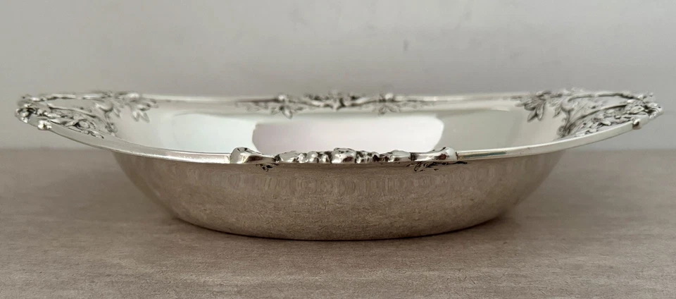 REED & BARTON TAZÓN DE VERDURAS ABIERTO A MANO TEMPRANA FRANCISCO 1ª ESTERLINA C. 1935 Foto 2 de 4