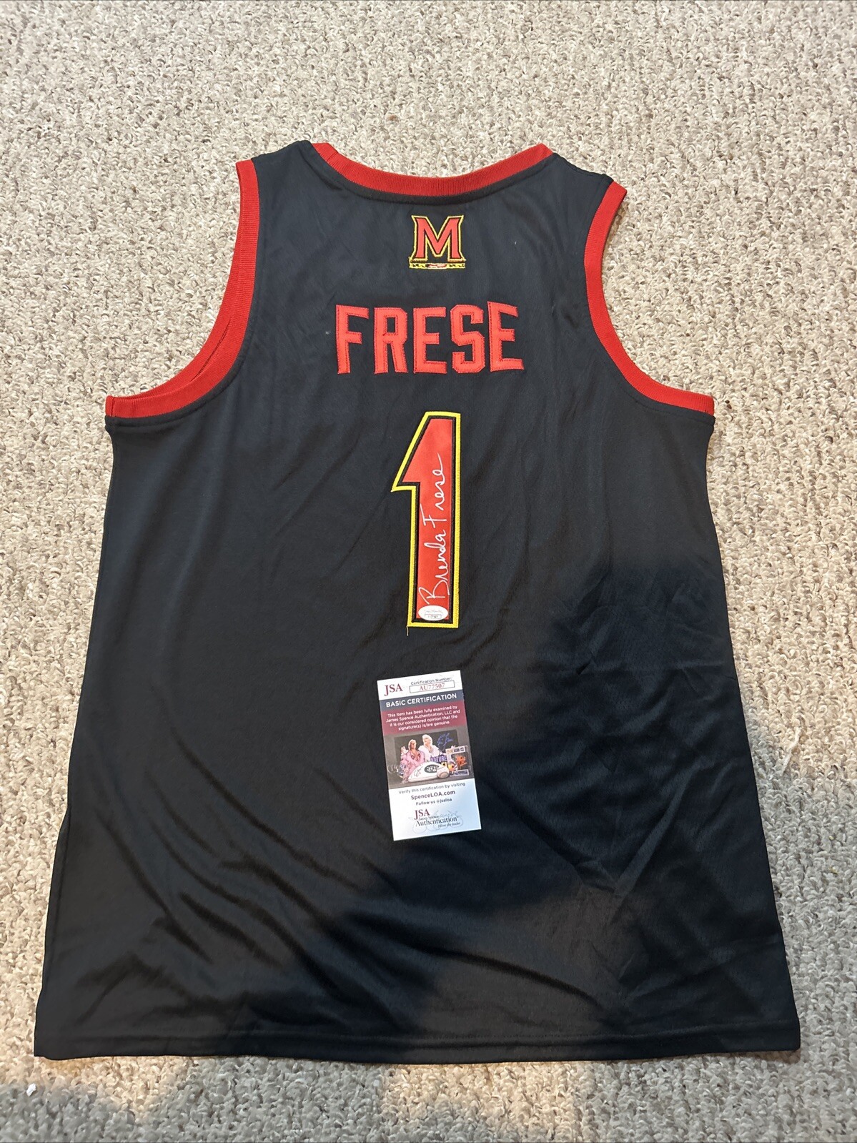 Brenda Frese Autographed Signed Maryland Terrapins - JERSEY JSA COA BASKETBALL 