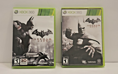 Batman Arkham City Xbox 360 - Duo Game Pack - RockSteady - Tested With Manuals