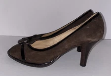 Sofft Womens Pumps Size 10 M Brown Suede Round Toe Dress Shoes Formal