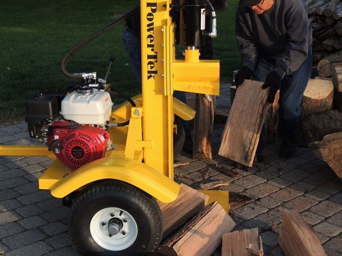 PowerTek 50-Ton Kohler 9 hp Tilt Gas Wood Log Splitter USA Made Taillights - 第 6/11 張圖片