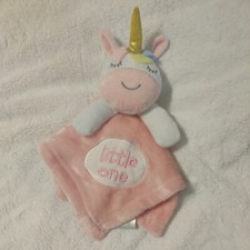 Unicorn Little One Pink Security Blanket Lovey Lovie Unbranded