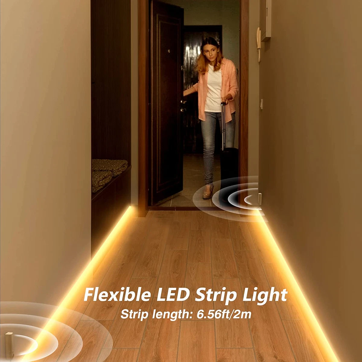 Led on sale strip rechargeable