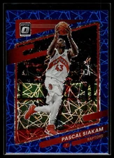 Pascal Siakam 2021 Donruss Optic Blue Velocity Prizm Card  #123