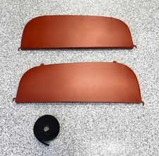 Pair Flush Mount Fender Skirts W Rubber For 1949-1950 Chevy Car