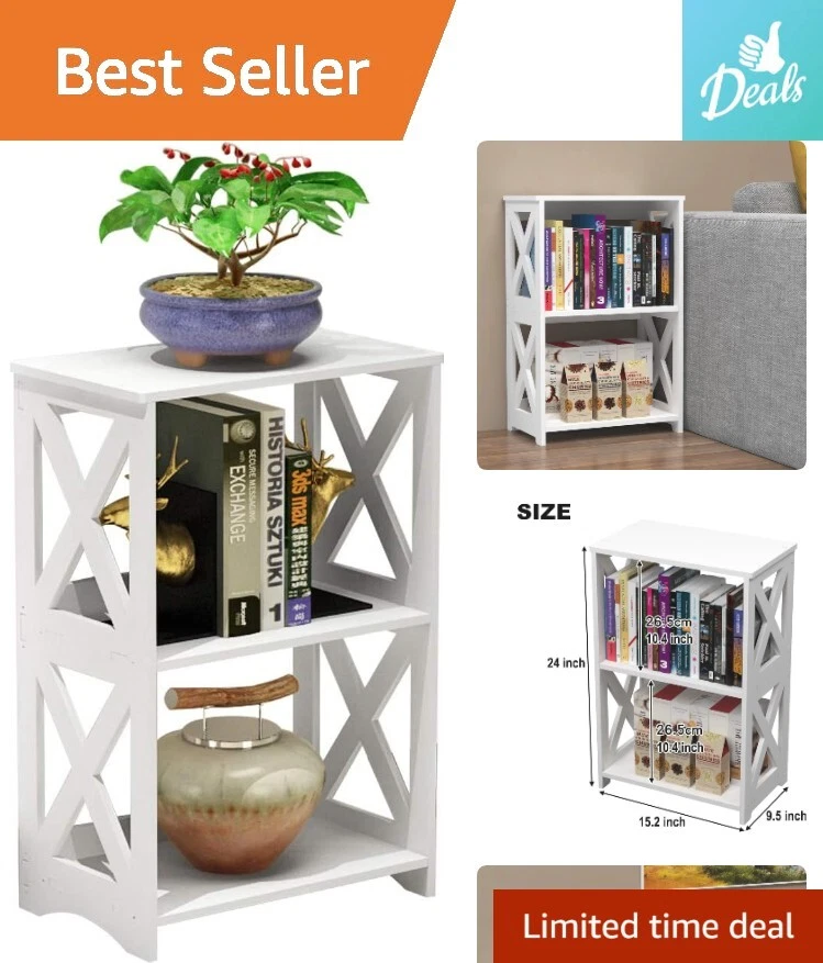 Small end 2024 table bookshelf
