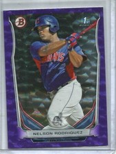 Nelson Rodriguez 2014 Bowman Purple Ice Rookie #02/10